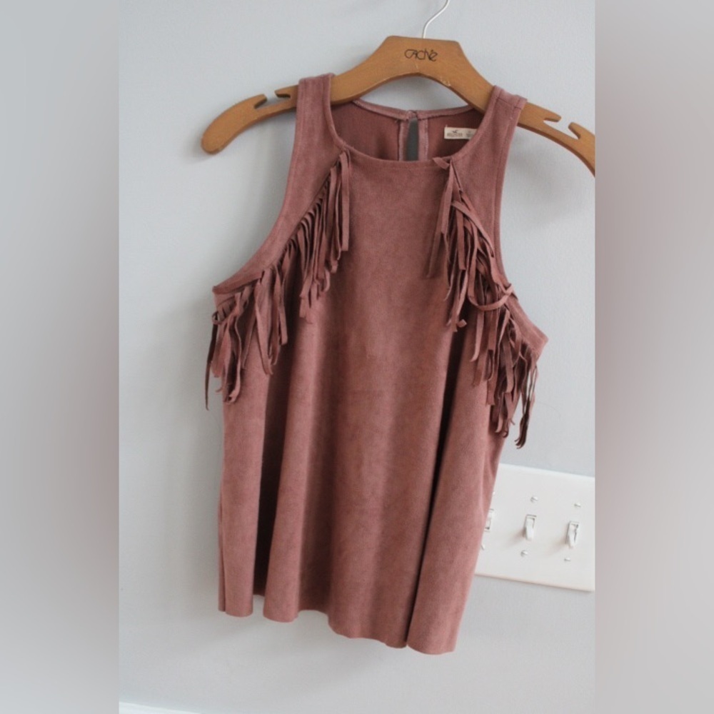 Hollister fringe top